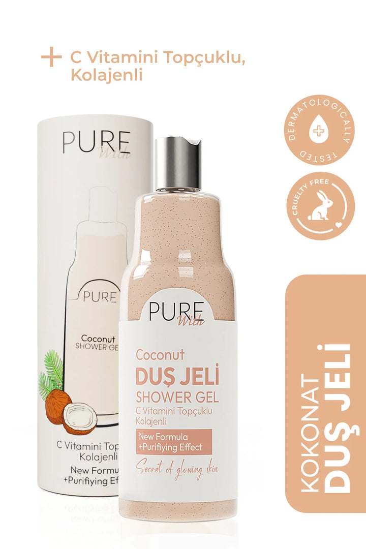 Duş Jeli | Vitamin Topçuklu Hindistan Cevizli