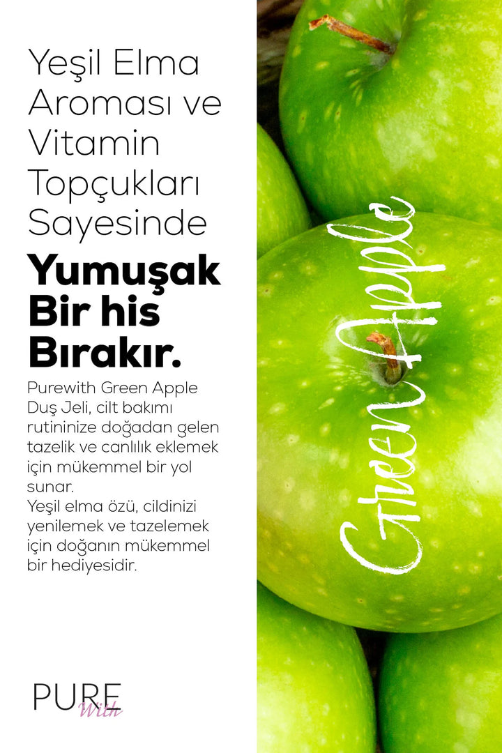 Duş Jeli | Vitamin Topçuklu Yeşil Elmalı