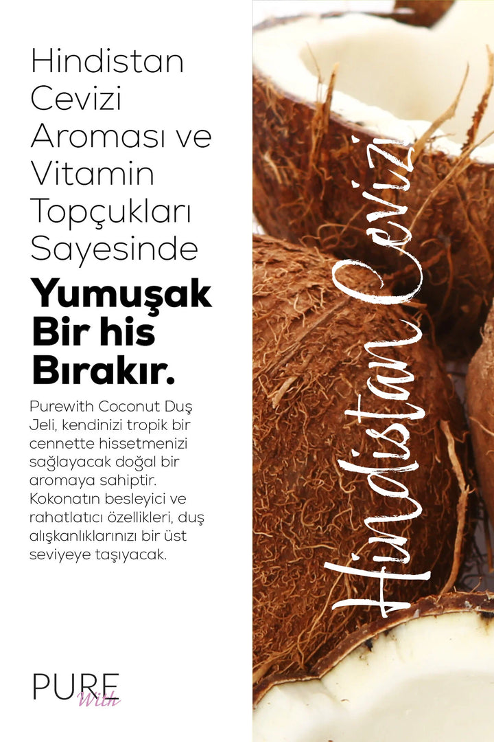 Duş Jeli | Vitamin Topçuklu Hindistan Cevizli