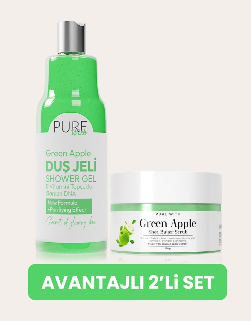 Yeşil Elma Yenileyici Bakım Seti
