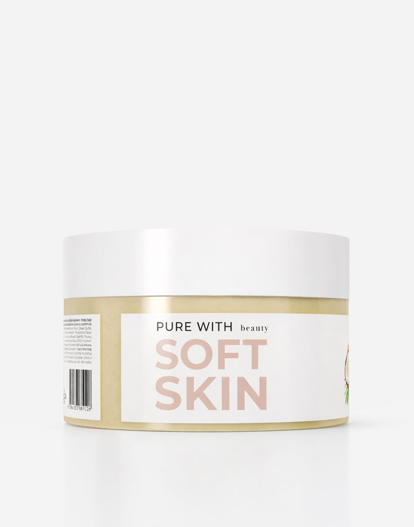 Batık ve Çilek Bacak Karşıtı Arındırıcı Coconut Body Scrub